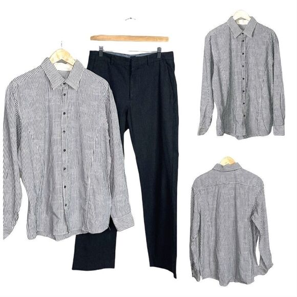 Gap factory Mens Flat Front Straight Leg Pants 30/32 - Picture 5 of 9